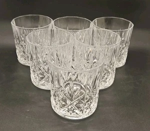 6 x Cristal d’Arques Whiskey crystal glass Tumblers Glasses Danube 20cl - Picture 1 of 6
