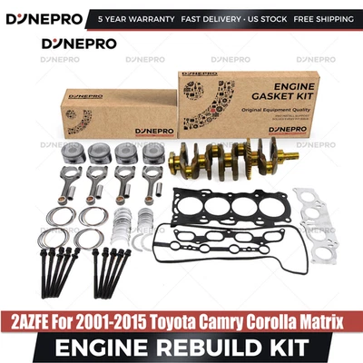 2AZFE Overhaul Engine Rebuild Kit For 2002-2013 Toyota Camry Corolla Highlander — 第 1/4 张图片