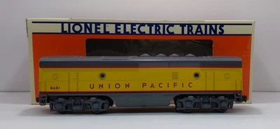 Lionel 6-8481 O Gauge Union Pacific F3 B-Unit Non-Powered Diesel Locomotive LN - Image 1 of 4