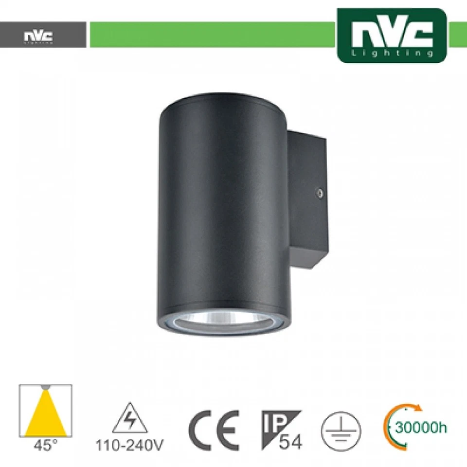 Applique LED IP54 9.4W 760LM 3000K 45° Resistente Acqua per Esterni - Immagine 1 di 1