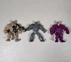 Menge 3 Marvel 500 Micro Figuren 2" Spider Man Rhino Iron Monger - Bild 1 von 3