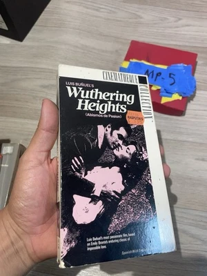 RARE!-Cinematheque-Wuthering Heights (VHS, 1987) Foreign Film Spanish Subtitled - Image 1 of 2