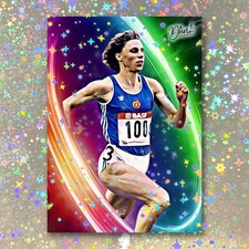 Marita Koch Holographic Speed Of Light Sketch Card Limited 1/5 Dr. Dunk