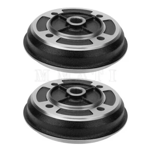 2PCS Front Wheel Brake Drums for Kawasaki Mule 2510 KAF620A 4x4 1993 1994-2000 - Picture 1 of 9