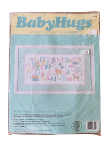 *New* BABYHUGS Nursery ABC's Counted Cross Stitch Kit 45x23cm Baby Dimensions - Picture 1 of 3