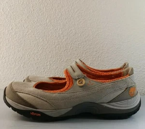 Timberland Size 8.5 women single Strap Taupe Leather Active Sandals - Picture 1 of 10