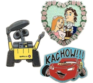 Disney Store Pixar Silver 2017 Limited Release 30th Anniversary Pin Set Week 7 - Picture 1 of 2