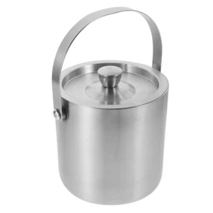 Ice Bucket Outdoor Ice Bucket Insulated Ice Bucket With Lid Bottle Bar - Picture 1 of 12