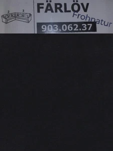 Ikea FÄRLÖV Bezug Ecksofa 2/3 Djuparp dunkelgrau NEU OVP 903.062.37 Wechselbezug - Bild 1 von 1