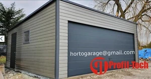4x4 Blechgarage Lagerhaus Moderngarage Fertiggarage Laube Metallgarage Lagerraum - Bild 1 von 1