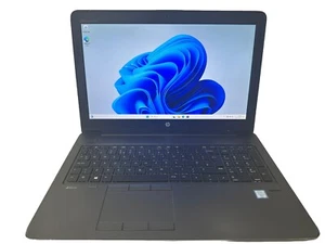 HP Laptop Windows 11 ZBOOK 15 G3 i7 6820HQ 8 GB 256GB NVIDIA Quadro M2000M READ - Picture 1 of 23