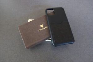 Piel Frama Ostrich Black Leather Case for Apple iPhone 11 Pro Max #125