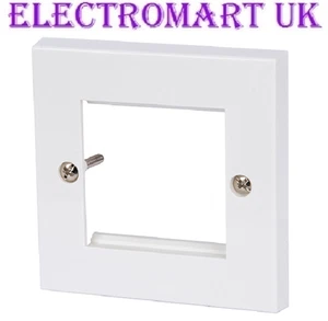 1 GANG DOPPELMODUL MODULAR WANDBLENDE RAHMEN AUSLASS FÜR 50MM X 25MM MODUL - Bild 1 von 1