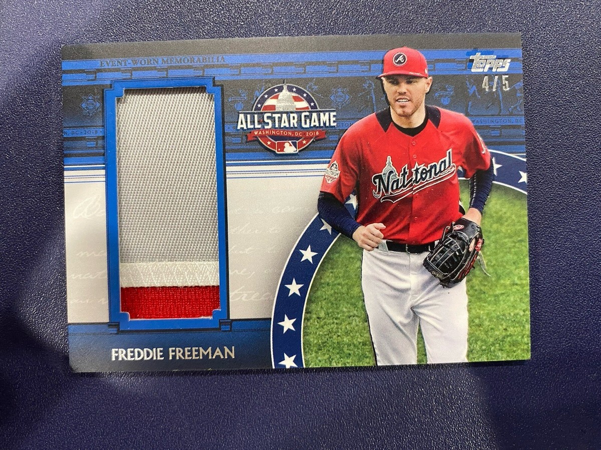 Topps Freddie Freeman Baseball 2018 Season Sports Trading Cards 