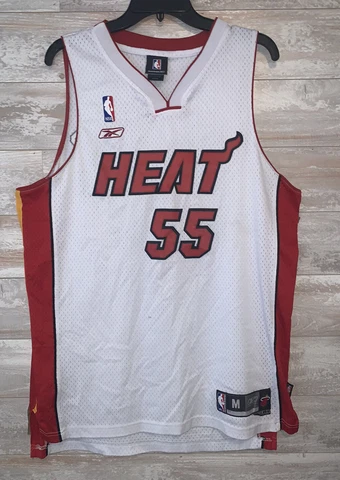 Jason Williams Miami Heat White Reebok Swingman Jersey Men M Cover