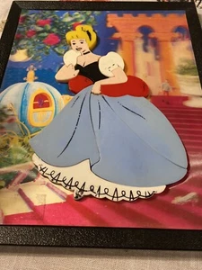 Cinderella Hologram 3D Plastic Puzzle Pictures Vintage - Picture 1 of 8