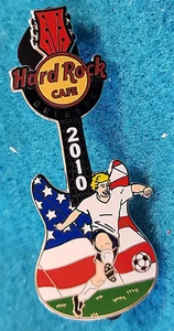 ORLANDO 2010 WORLD CUP SOCCER FOOTBALL GUITAR SERIES USA Hard Rock Cafe PIN - Picture 1 of 1