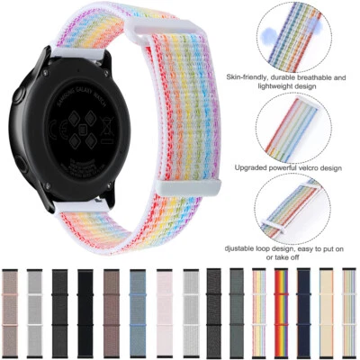 For Huawei Watch GT 2 46MM Nylon Sport Fitness Replacement Wrist Strap Band 22mm