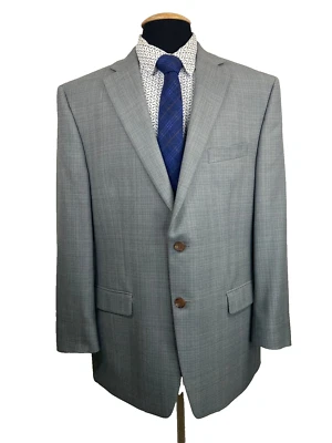 Ralph Lauren Para Hombres Gris Mezcla de Lino Ajuste Reg Traje Blazer Abrigo Deportivo Chaqueta 44R Foto 1 de 4