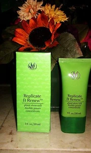 2- SERIOUS SKIN CARE REPLICATE & RENEW PLANT STEM CELL DOUBLE POWER CONCENTRATE  - Picture 1 of 2