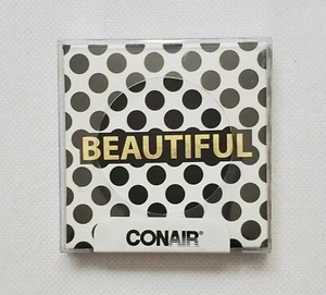 ConAir Beautiful Pocket Mirror White/Black Approximately 3", New! C22 - Picture 1 of 2