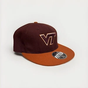NCAA  Virginia Tech HOKIES Authentic NWT FITTED 7 3/8 Hat BY ZEPHYR Wool BLEND - Picture 1 of 7