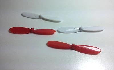 1 Set of  Red and White Hubsan X4 Quadcopter Propellers - Image 1 of 3