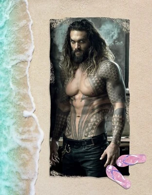 Jason Momoa Toalla Deporte Ejercicio Natación Gimnasio Playa Baño Piscina Foto 1 de 2