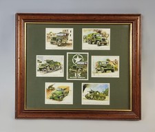 U.S. Military Vehicles of WWII Framed Golden Era Trading Cards