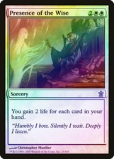Presence of the Wise FOIL Saviors of Kamigawa NM White Uncommon CARD ABUGames