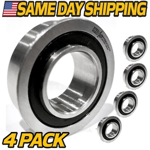 (4 Pack) Front Wheel Bearings Fits John Deere X304 X320 X324 X340 OEM Upgrade - Picture 1 of 3