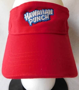 Vintage Hawaiian Punch Promo Logo Embroidered Deadstock 90s Visor Hat - Bild 1 von 7