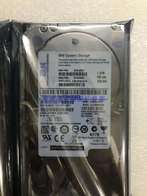 IBM 01EJ024 V5000 Gen2 01AC597 1.2TB 10K SAS 2.5 12Gbps 01EJ022 - Image 1 of 4