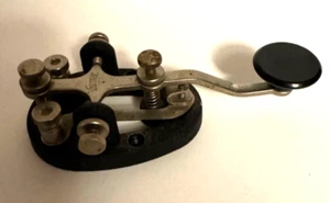 Vintage Nye Speed X Morse Code Telegraph Key H15-682 - Zdjęcie 1 z 6