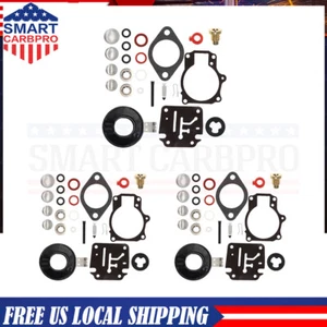 3PCS FOR JOHNSON EVINRUDE 65 70 75 HP CARBURETOR CARB REBUILD REPAIR KIT W FLOAT - Picture 1 of 9