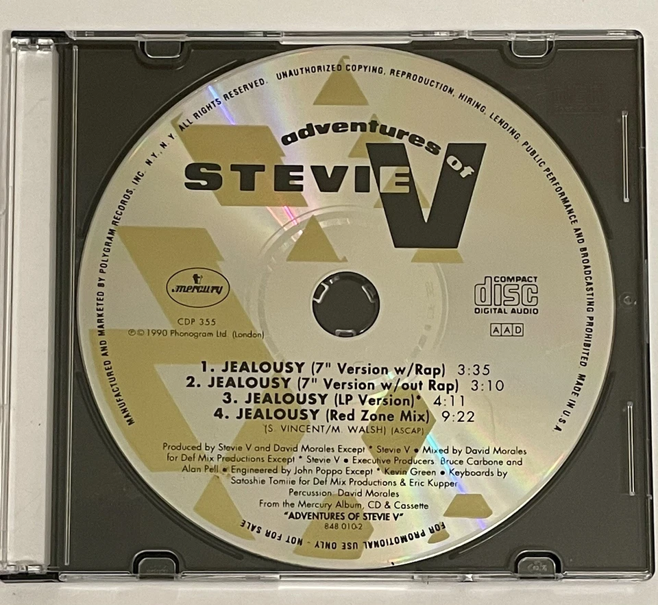 Adventures Of Stevie V, Single, Promo, CD, 1990 Foto 1 de 2