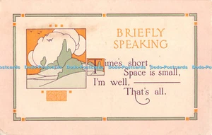 R351762 Kurz sprechende A M Davis Qualitätskarten A Davis Nachricht Postkarte - Bild 1 von 4