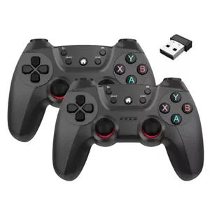2X Joystick Controller Wireless Gaming Wireless Pc Nintendo Switch IOS Android - Foto 1 di 1