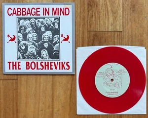THE BOLSHEVIKS Cabbage In Mind RED VINYL 7" (1990) guttermouth face to face punk - Picture 1 of 2