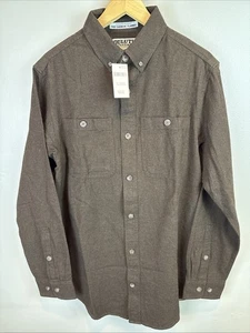 Duluth Trading Company Free Swingin Flanellhemd Größe Medium Braun Slim Fit - Bild 1 von 7