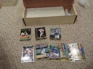 Juego completo de tarjetas de béisbol Leaf 1991 1-528 + conjunto Gold Leaf Rookies Jeff Bagwell - Imagen 1 de 5