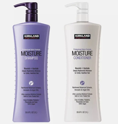 Kirkland Signature Professional Salon Formula Moisture Shampoo Conditioner Pack