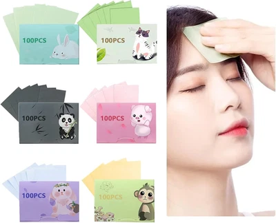Hioseyre 600 Pcs Blotting Paper for Oily Skin,Oil Blotting Sheets for Face,Blott - Image 1 of 4