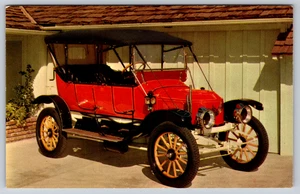 Cartolina Automobile Rosso Nero Caro Mercurio Proprietario San Diego Motors California - Foto 1 di 2
