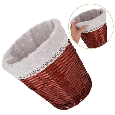  Wäschekorb Rattan Aufbewahrungskorb Geflochten Wäschekorb Weidenkorb - Bild 1 von 4