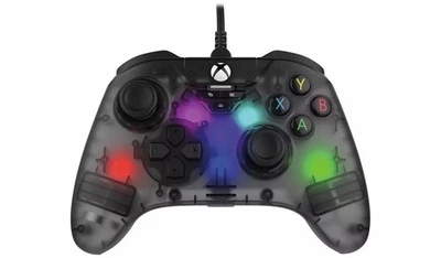 Snakebyte Gamepad RGB X Xbox Wired Controller - Grey (NEW) - Image 1 of 4