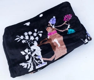 Vera Bradley Plush Fleece Throw Blanket in Merry Mischief - 80" x 50" - NWT - Picture 1 of 5
