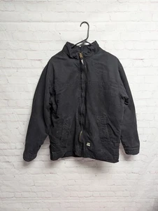 Chaqueta de trabajo resistente Berne negra de lona de pato L alta JL17BK.    RR - Imagen 1 de 11