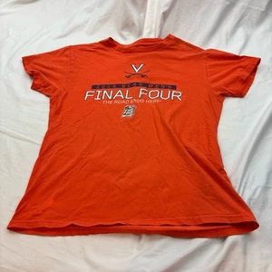 Men's Medium Virginia Tech T-Shirt Orange Short Sleeve Final Four 2019 Cavaliers - Picture 1 of 5