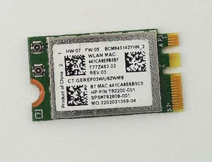 📶 Wifi / BT Network Card Mini PCIe Adapter 🔧 Broadcom BCM943142HM 04W3794/3795 - Picture 1 of 2